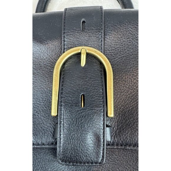 FOSSIL Black Wiley Top Handle Crossbody Leather - Picture 3 of 8